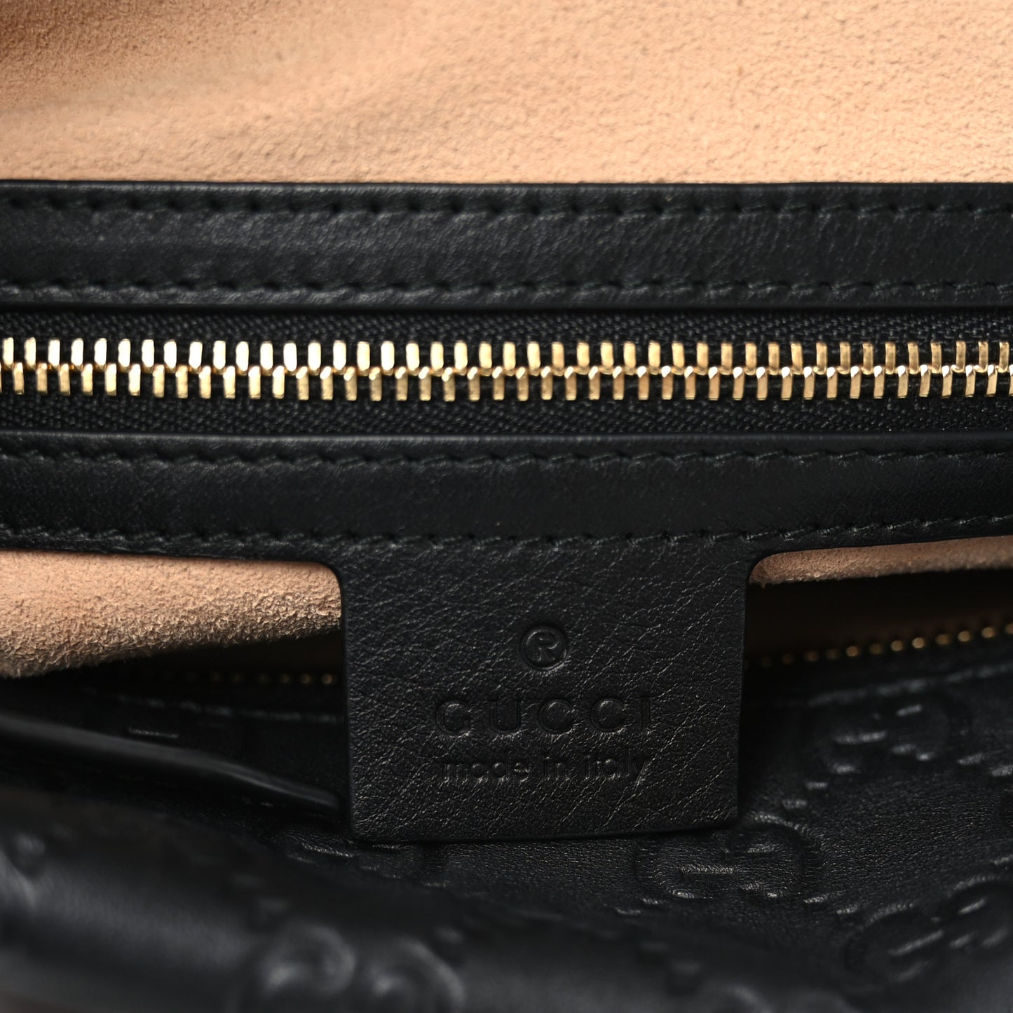 Guccissima Signature Large Linea A Hobo Black