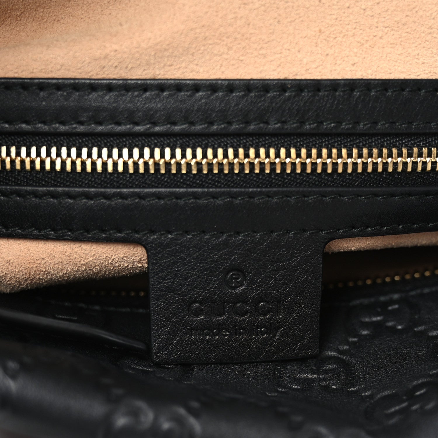 Gucci Guccissima Signature Large Linea A Hobo Black 6 of 10