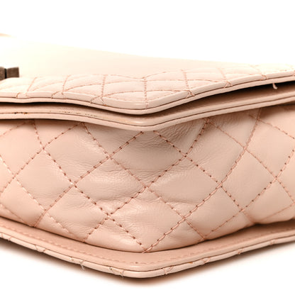 Chanel Calfskin New Medium Boy Reverso Flap Light Pink 10 of 12