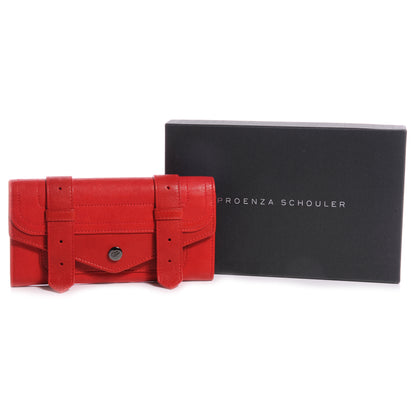 Proenza Schouler Leather PS1 Continental Wallet Bright Red 5 of 7