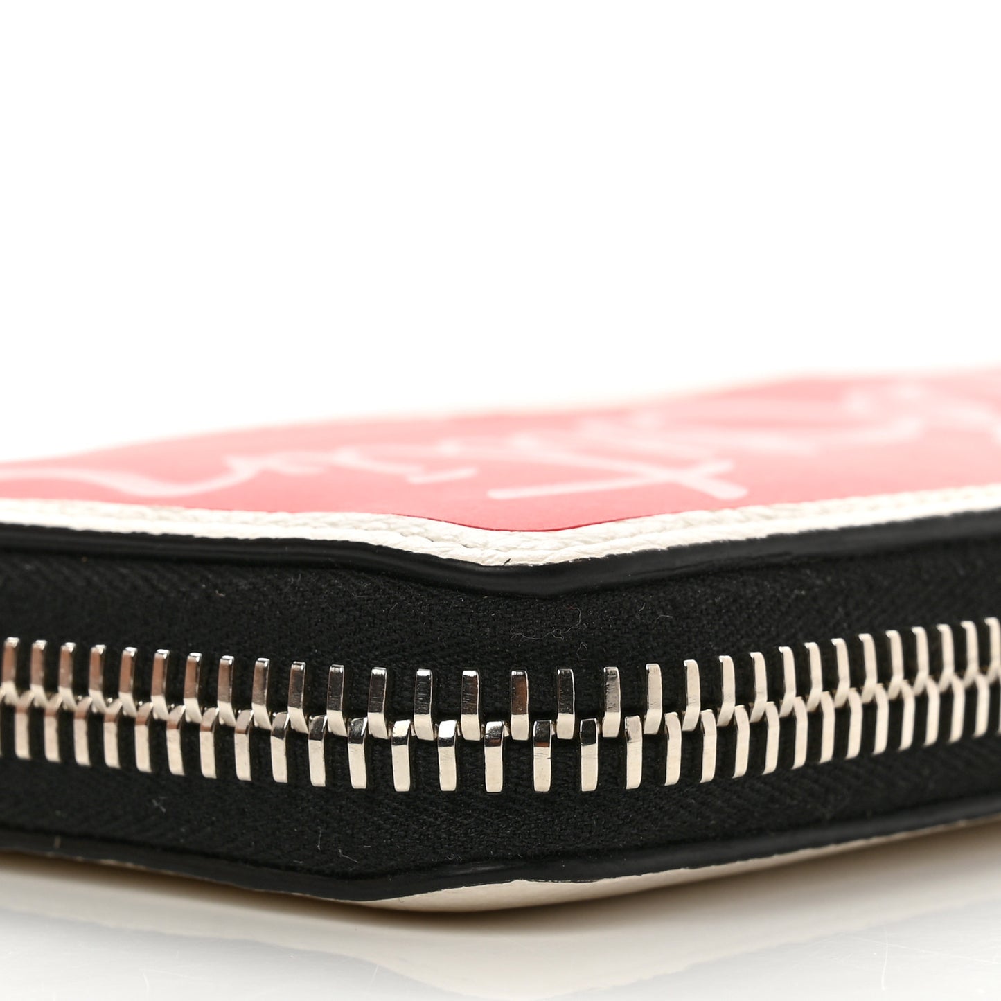 Calfskin Panettone Zip Around Wallet Loubi Snow