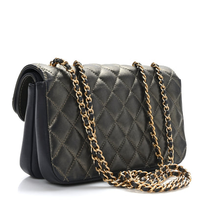 Chanel Lambskin Quilted Small CC Chic Flap Gold 3 of 9