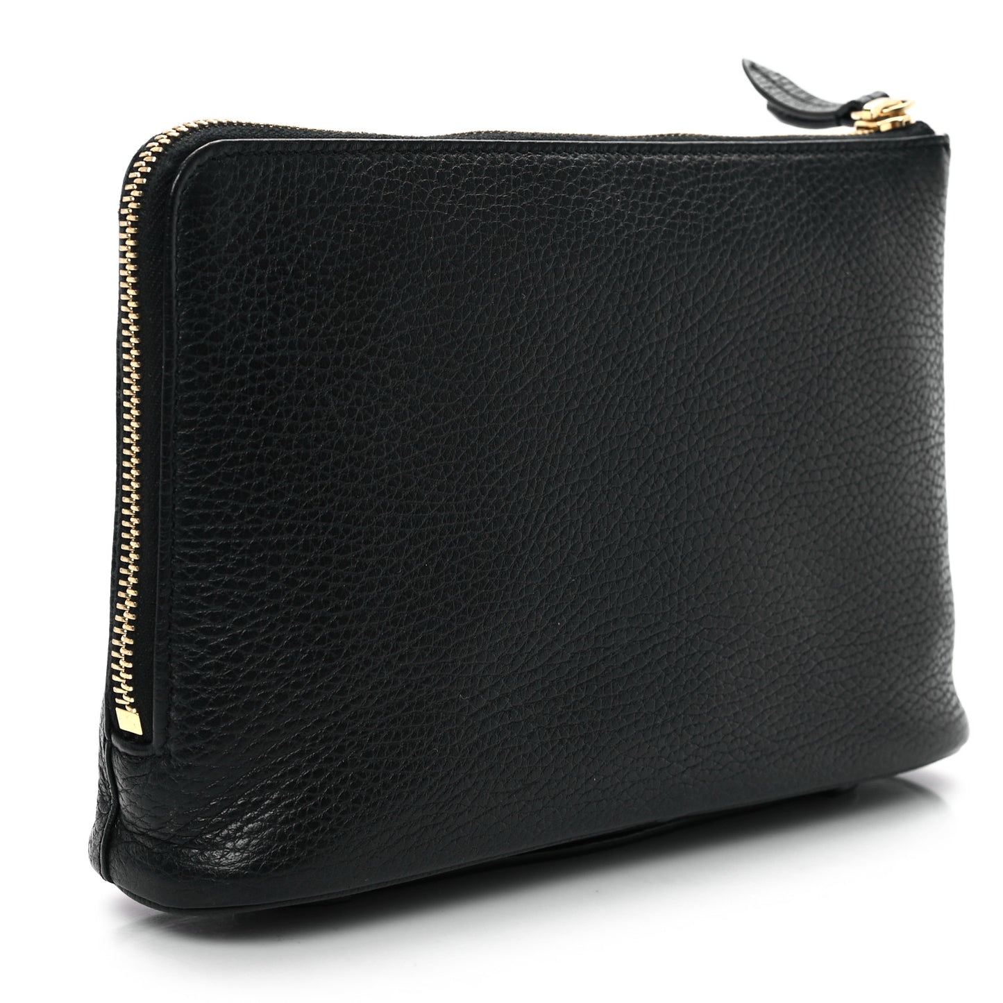Calfskin GG Marmont Zip Pouch Black