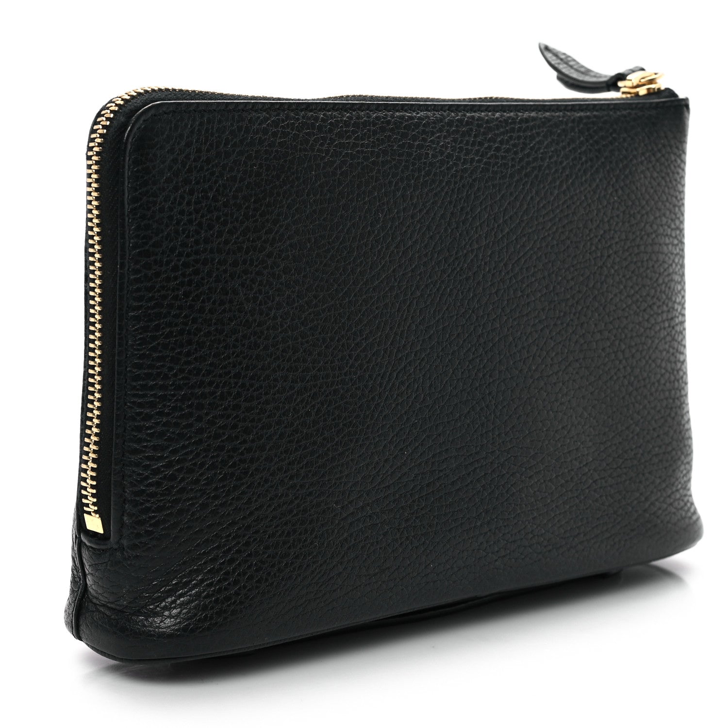 Gucci Calfskin GG Marmont Zip Pouch Black 3 of 8