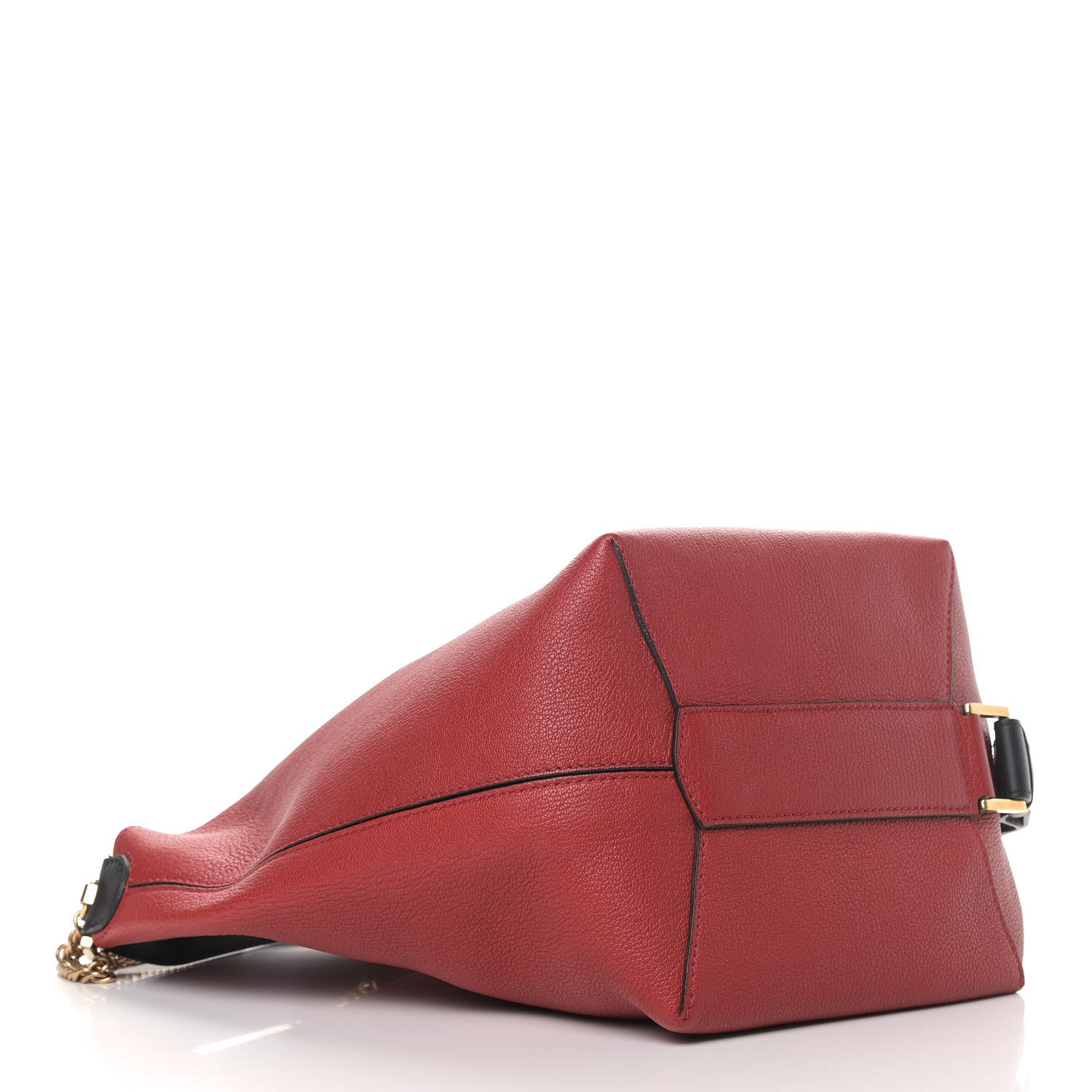 Givenchy Grained Calfskin Medium GV Bucket Bag Red 3 of 5