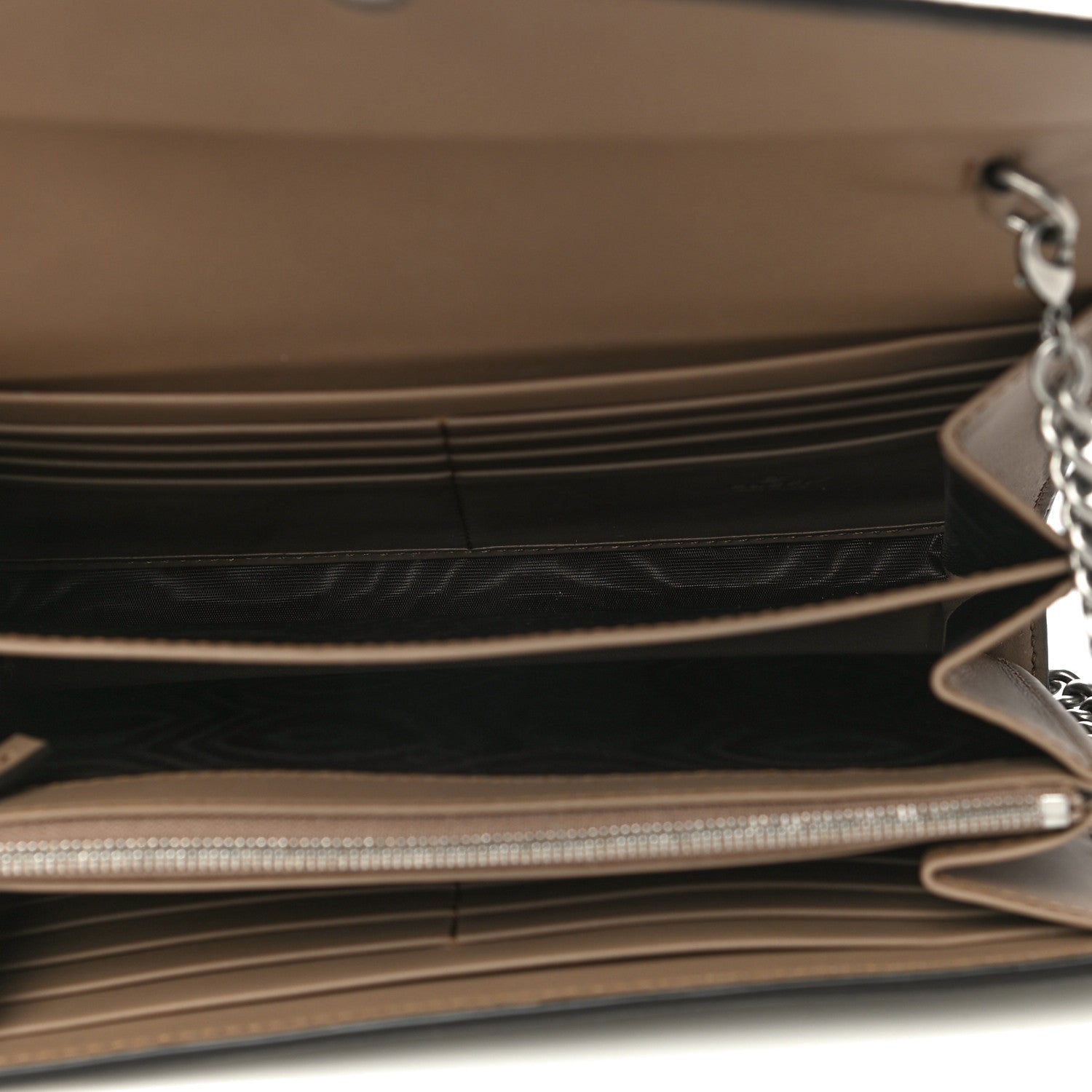 Gucci GG Supreme Monogram Mini Dionysus Chain Wallet Beige Taupe 5 of 12