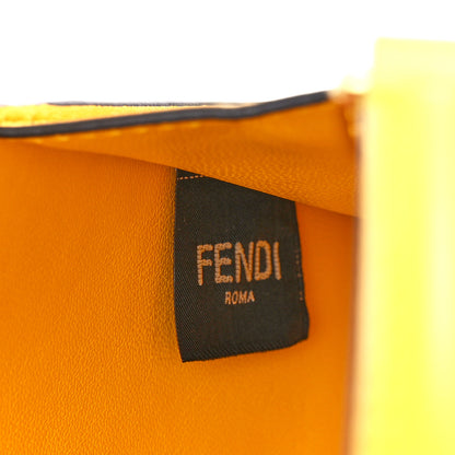 Fendi Shiny Nappa Petite Peekaboo I SEE U Satchel Mimosa 7 of 11
