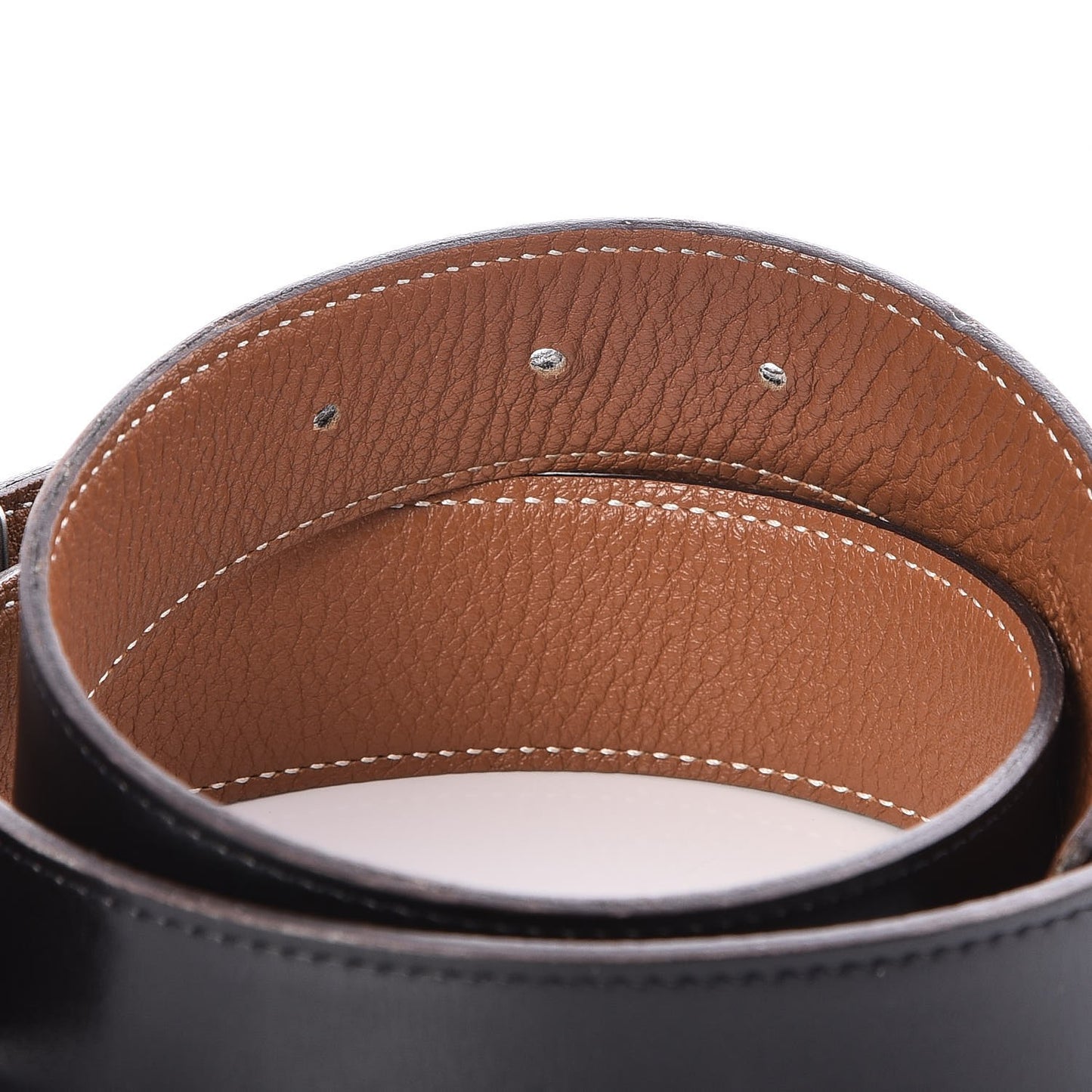 Chamonix Togo 32mm Quiz Plate Belt 80 Black Gold
