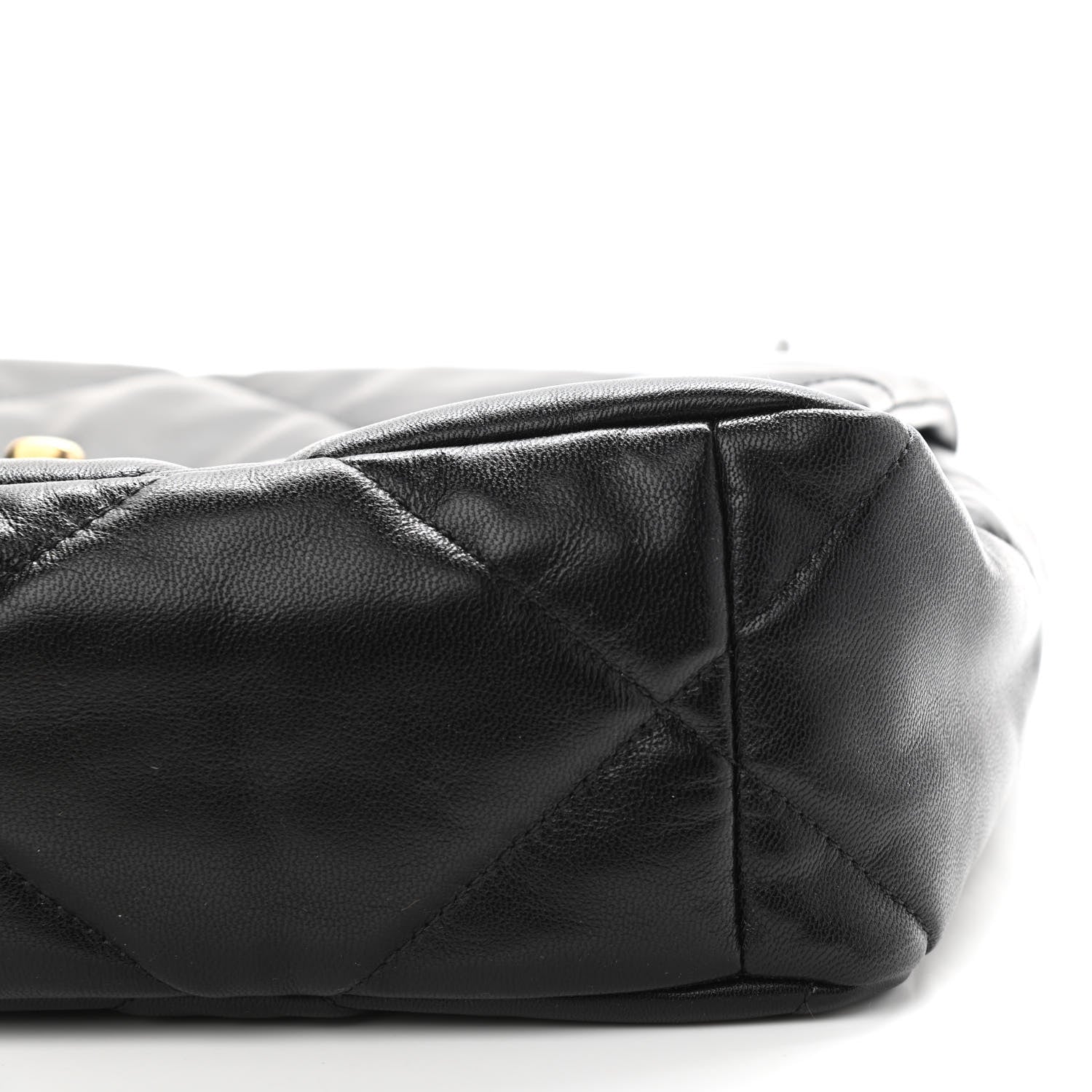 Chanel Lambskin Quilted Large Chanel 19 Flap Black 9 of 9