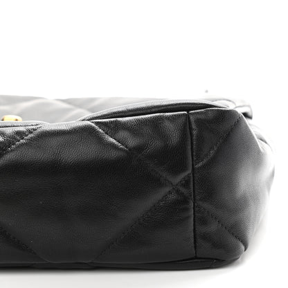 Chanel Lambskin Quilted Large Chanel 19 Flap Black 9 of 9