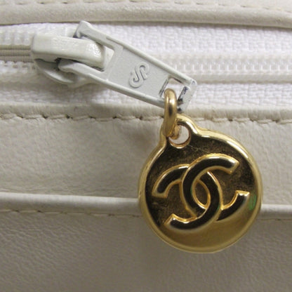 Chanel Vintage Lambskin Medium Flap Bag White 11 of 13