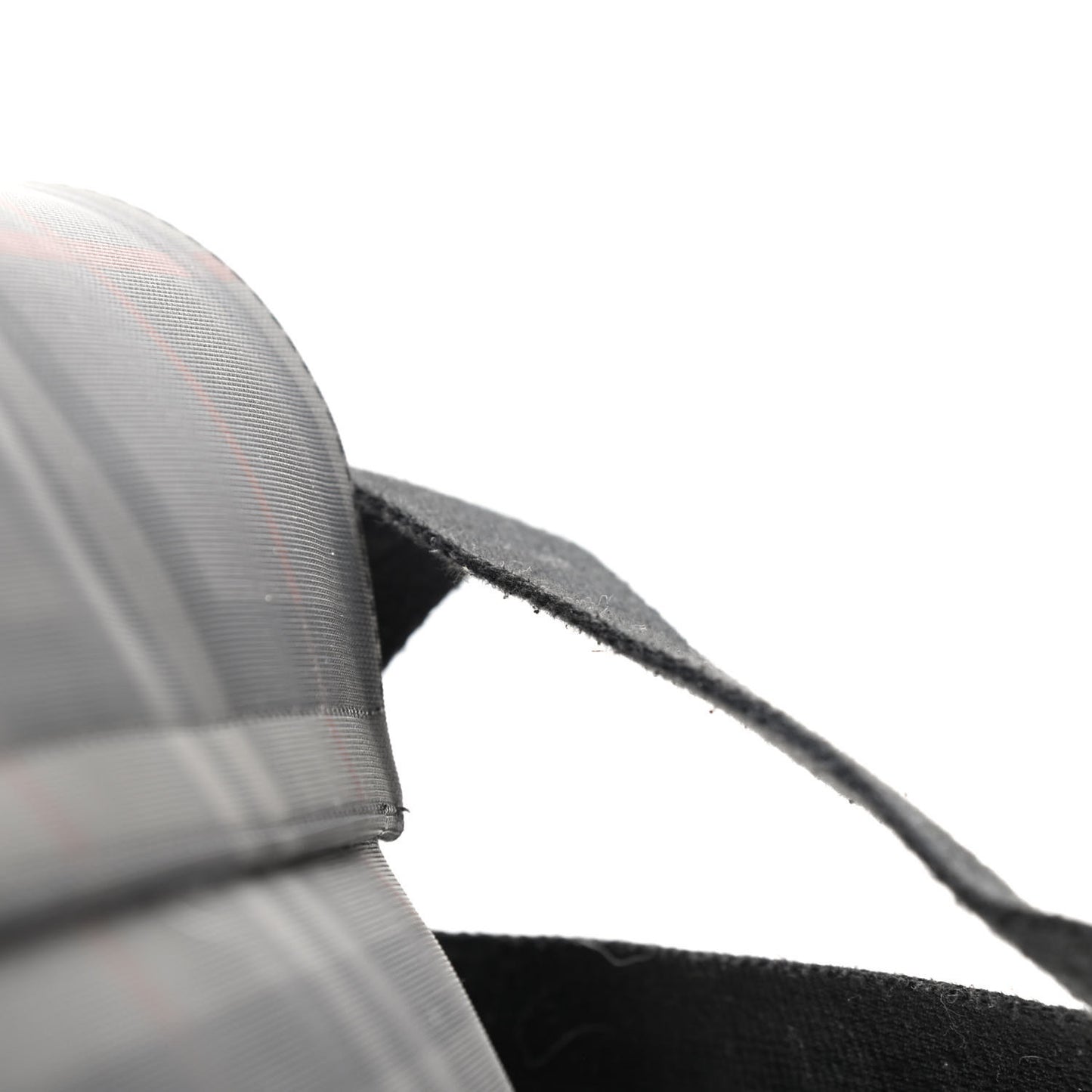 Nylon Smoked Check Messenger Bag