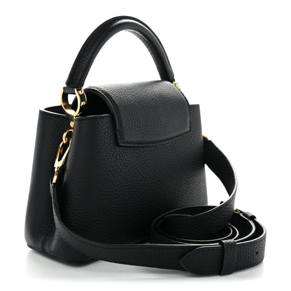 Louis Vuitton Taurillon Capucines Mini Black 2 of 9