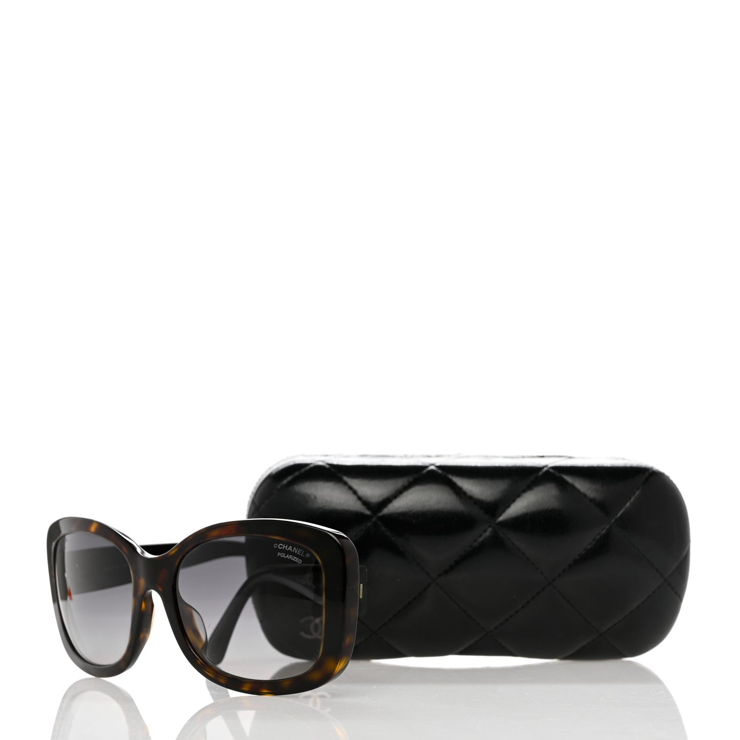 Acetate Polarized CC Sunglasses 5322 Marron Fonce Black