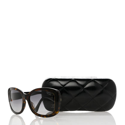 Chanel Acetate Polarized CC Sunglasses 5322 Marron Fonce Black 8 of 8