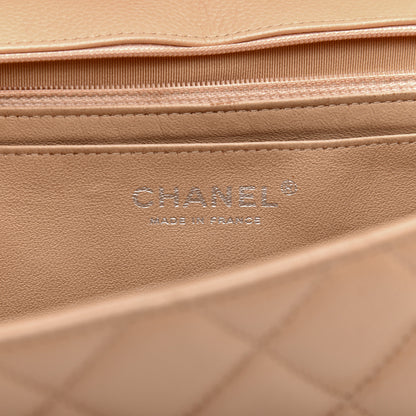Chanel Caviar Quilted Jumbo Single Flap Beige 8 of 10