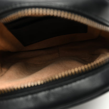 Gucci Calfskin Matelasse Mini GG Marmont Crossbody Bag Black 5 of 11