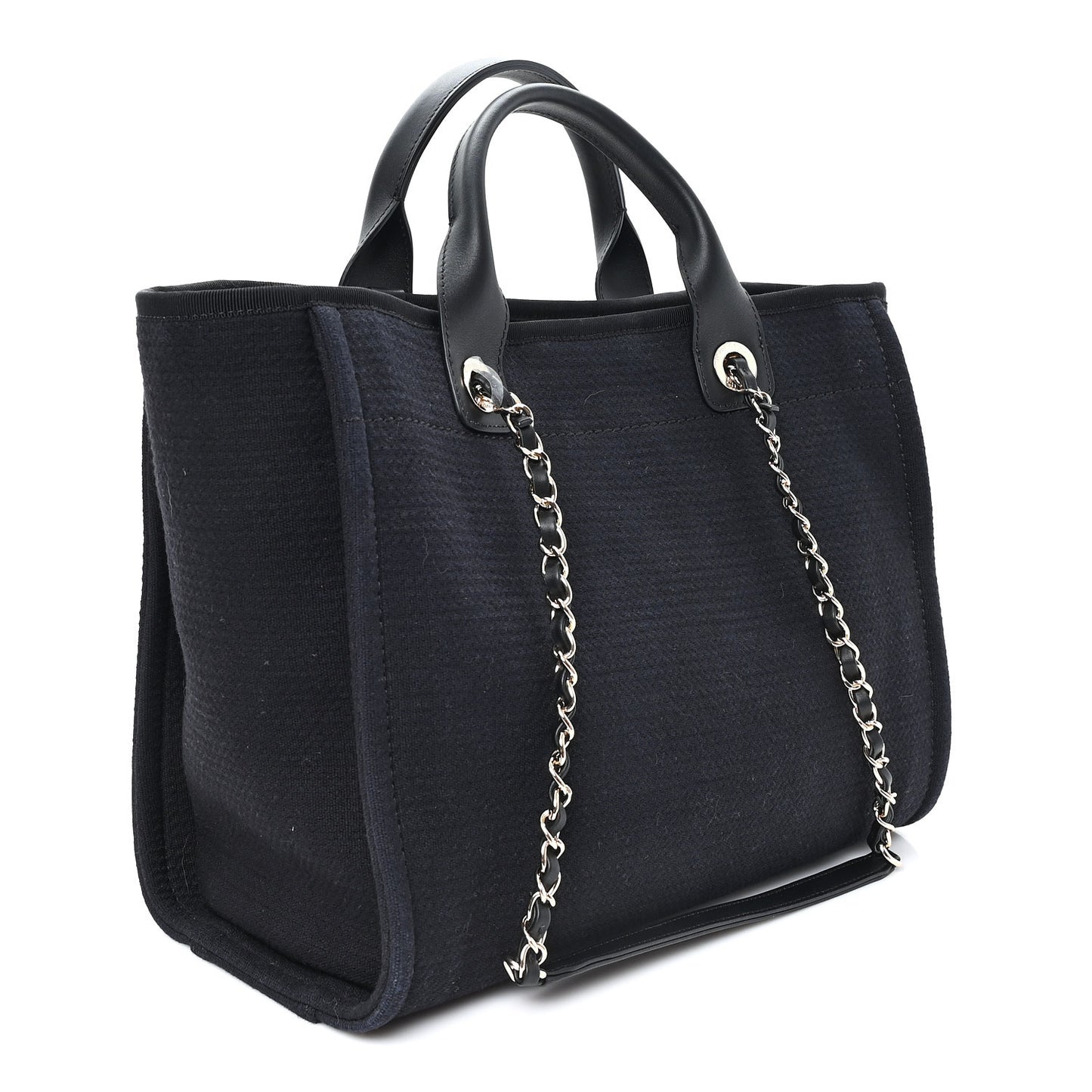 Mixed Fibers Small Deauville Tote Black