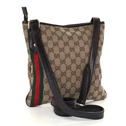 Gucci Monogram Web Jolicoeur Charms Messenger Dark Brown 3 of 10