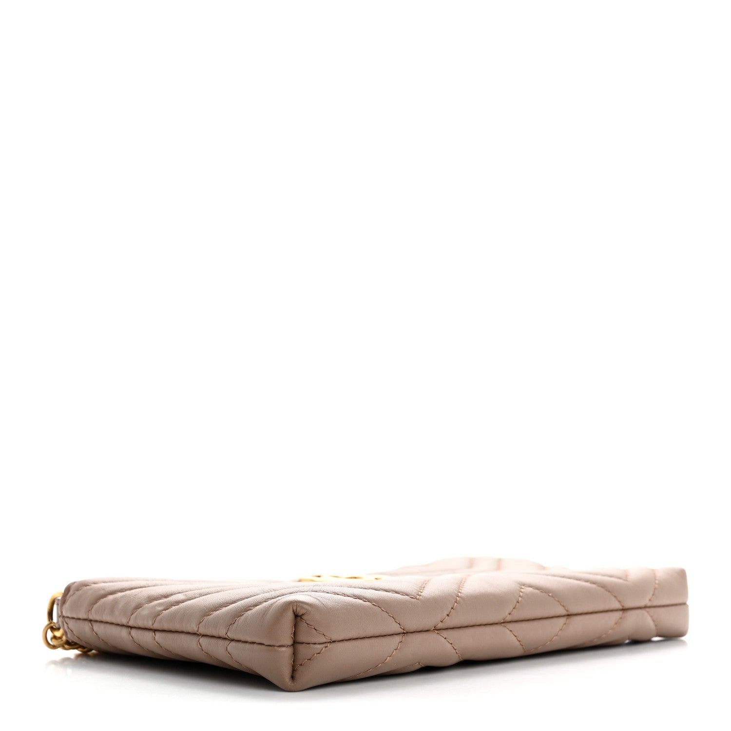 Gucci Calfskin Matelasse Mini GG Marmont Chain Bag Porcelain Rose 4 of 13