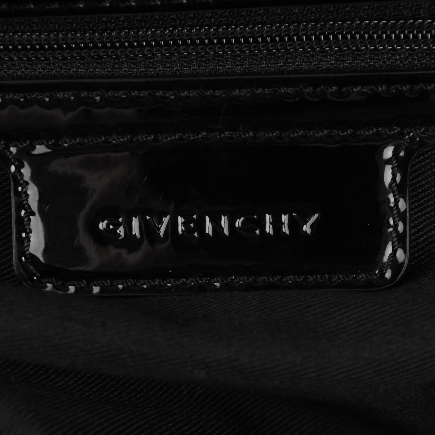 Givenchy Sequin Patent Small Nightingale Black 6 of 7