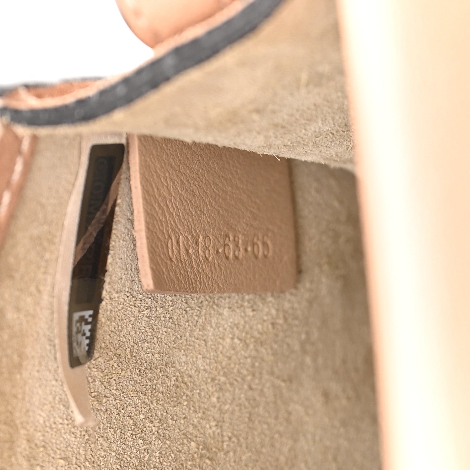 Chloe Calfskin Suede Small Nile Bracelet Bag Biscotti Beige 7 of 17