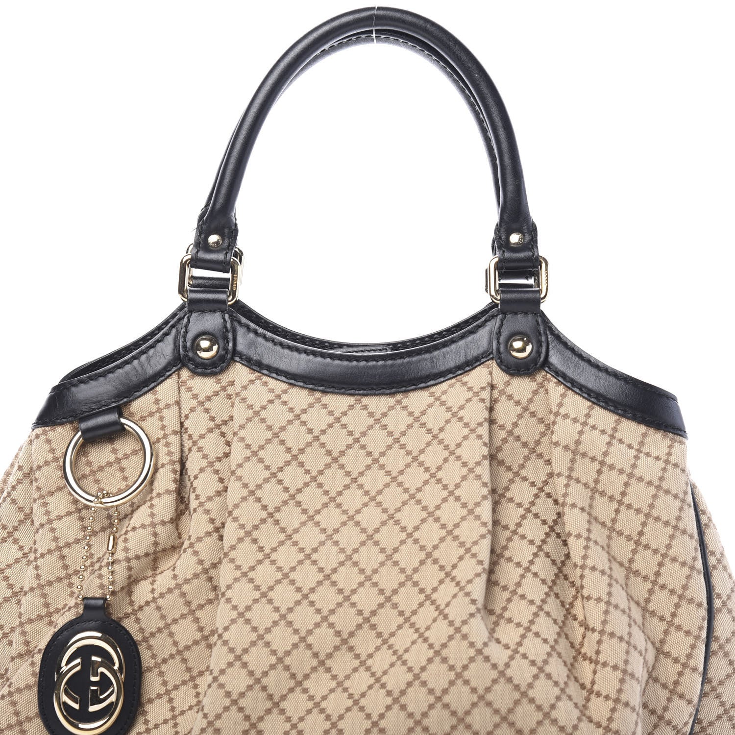 Gucci Diamante Medium Sukey Tote Black 9 of 9