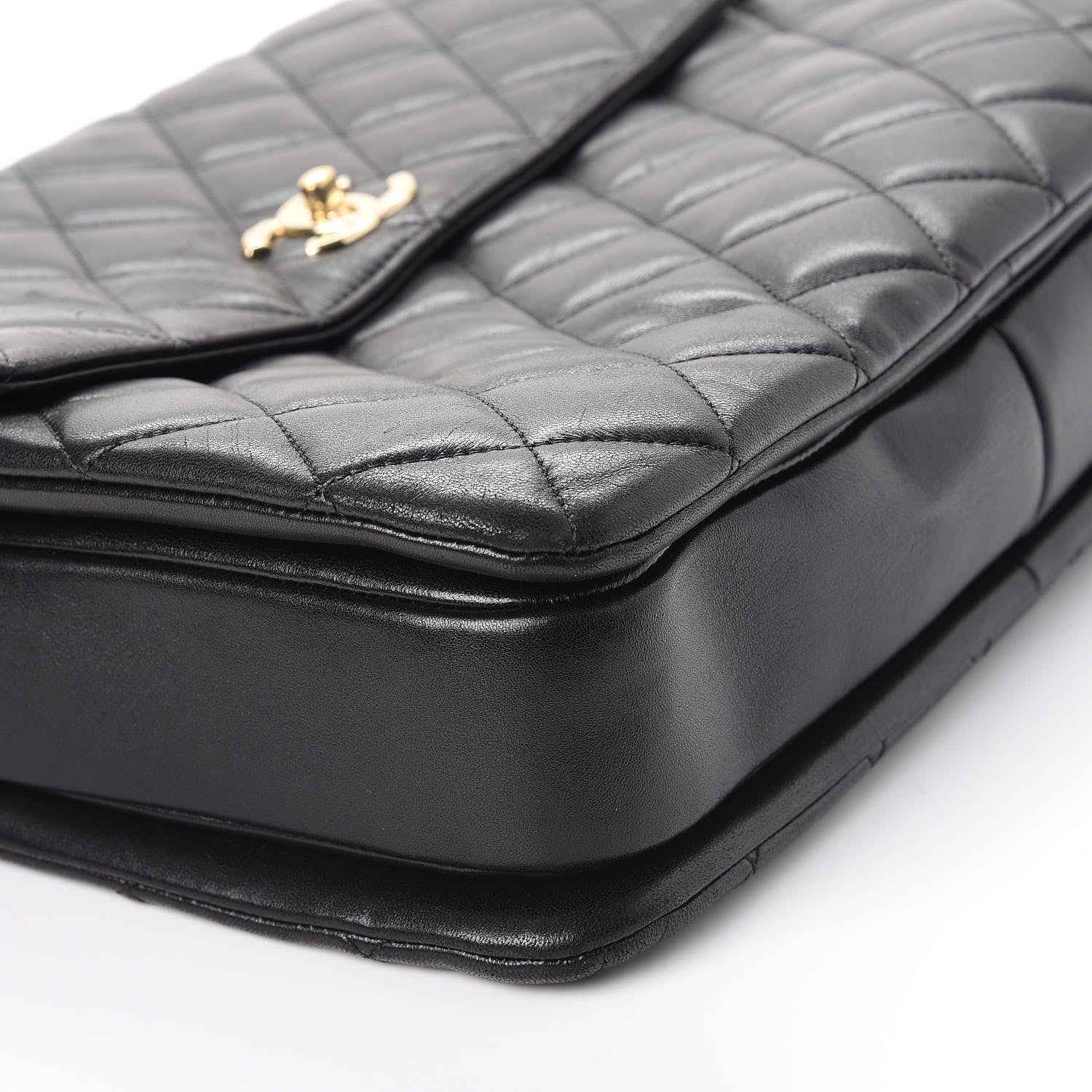 Chanel Lambskin Quilted Large Trendy CC Dual Handle Flap Bag Black 16 of 16