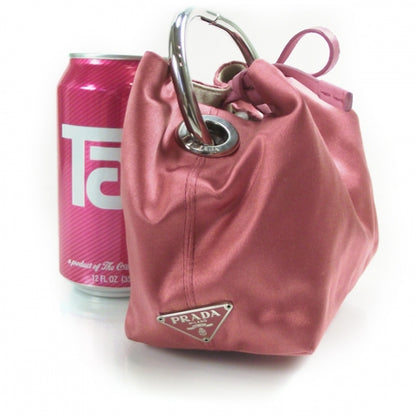 Prada Satin Wrist Bag Rosa 3 of 11