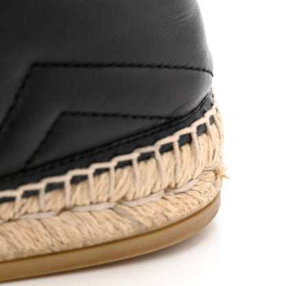 Gucci Nappa Matelasse GG Marmont Espadrilles 41 Black 11 of 14