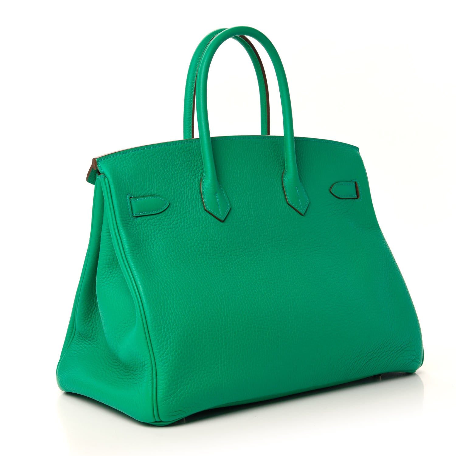 Hermes Taurillon Clemence Birkin 35 Menthe 3 of 14