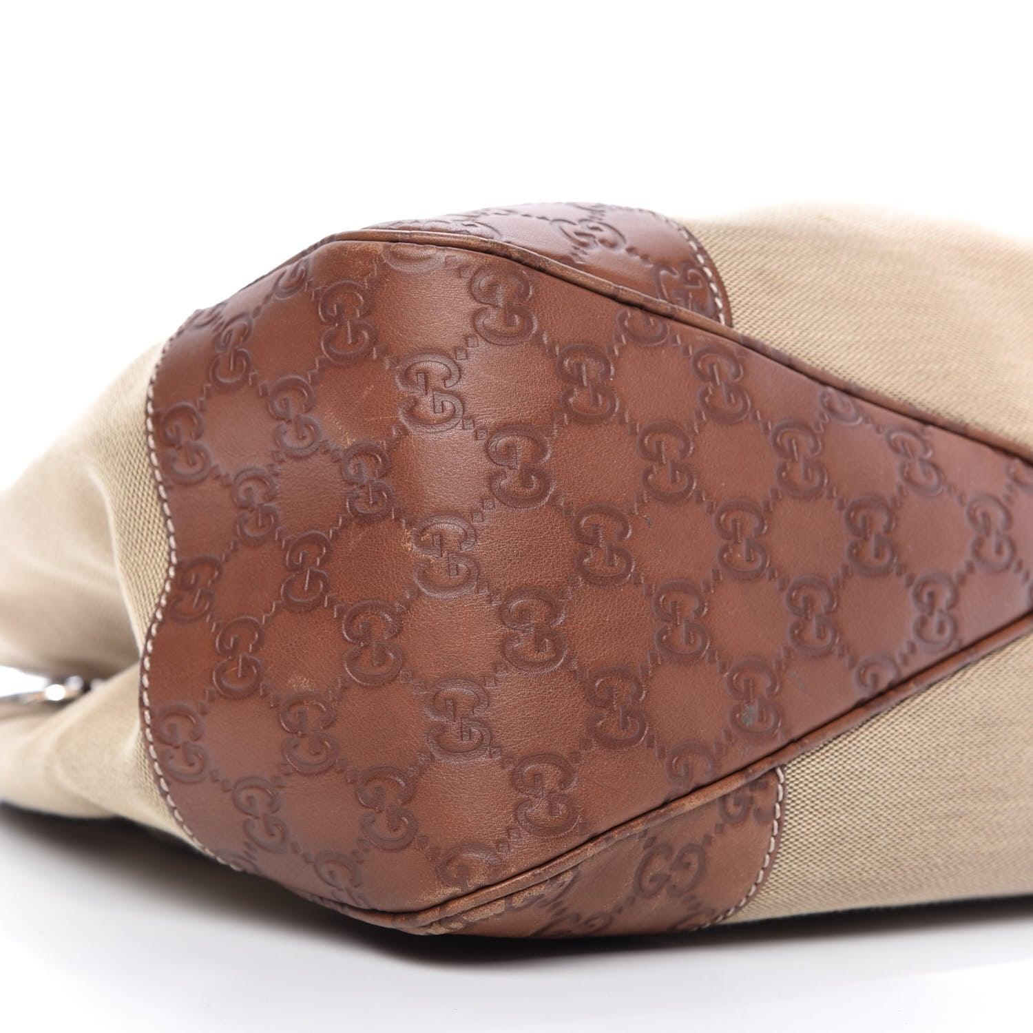 Gucci Canvas Guccissima Hobo Brown 6 of 9