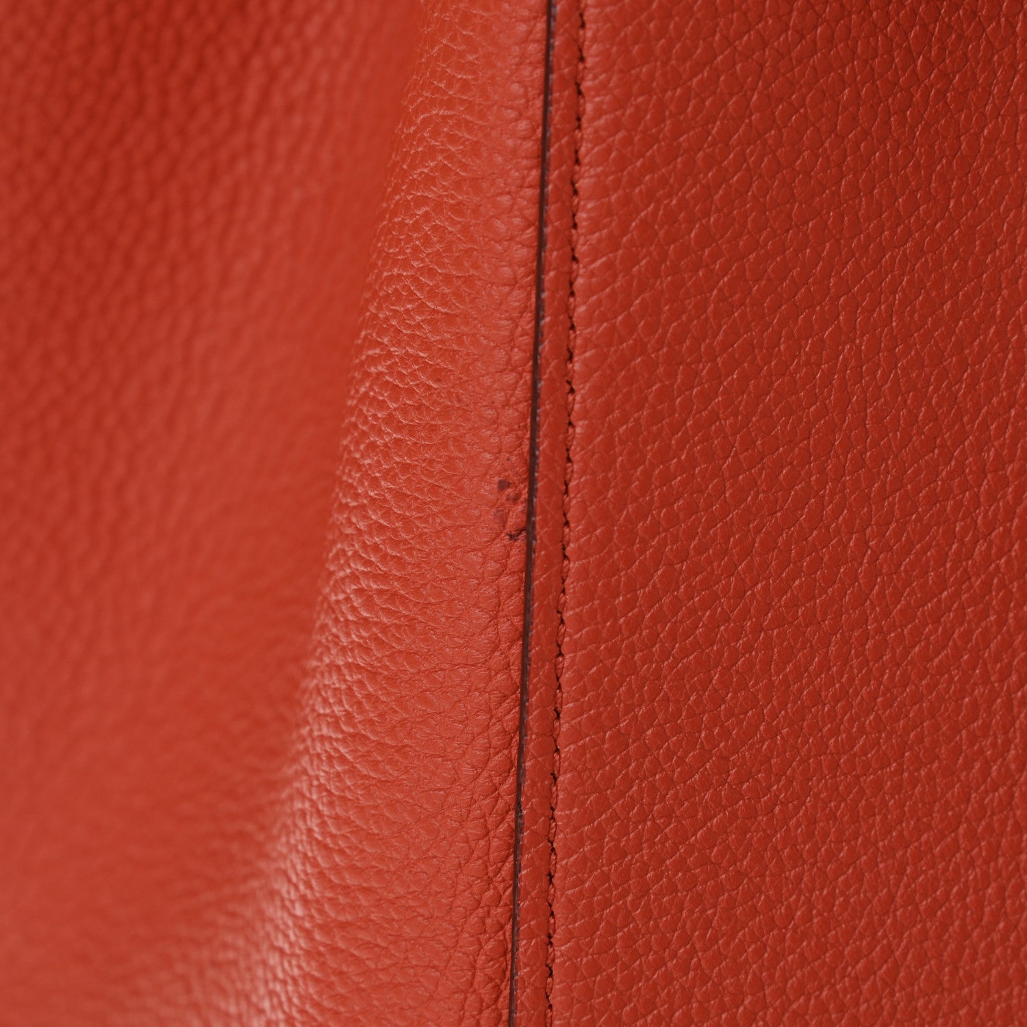 Celine Soft Grained Calfskin Small Belt Cabas Fox Red 16 of 18