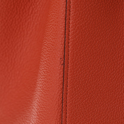 Celine Soft Grained Calfskin Small Belt Cabas Fox Red 16 of 18
