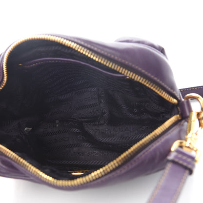 Prada Nappa Rosette Crossbody Clutch Viola 5 of 11