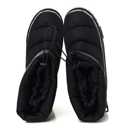 Louis Vuitton Nylon Monogram LV Alpine Mens Boot 9 Black 2 of 8