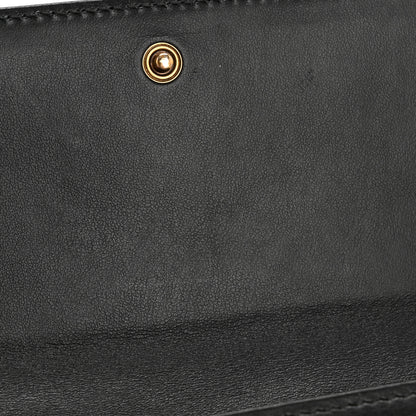 Gucci Calfskin Matelasse GG Marmont Continental Wallet Black 8 of 10