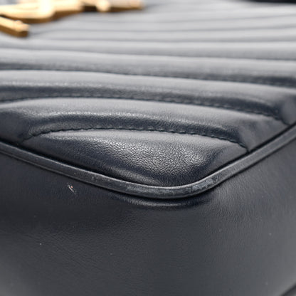 Saint Laurent Calfskin Matelasse Monogram Lou Camera Bag Navy 11 of 11