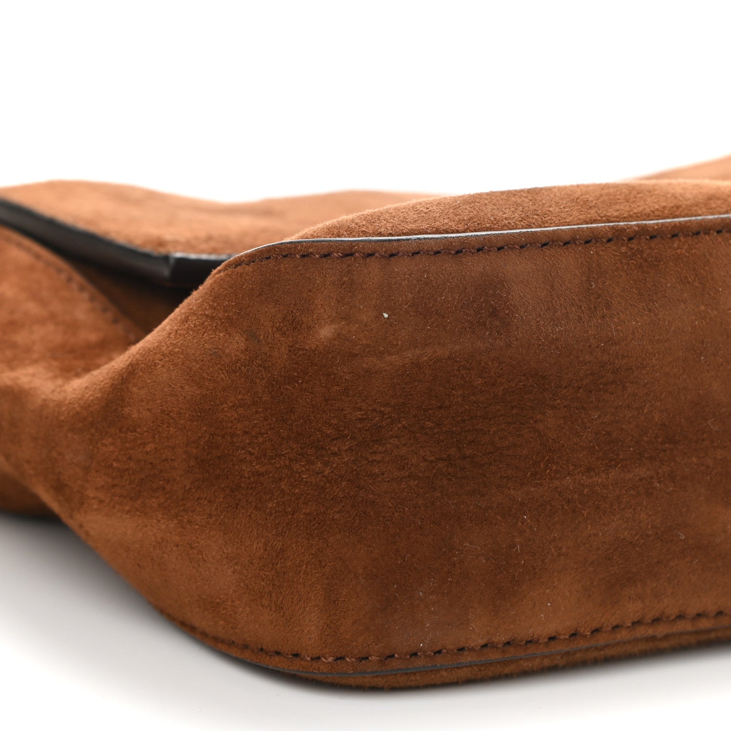 Fendi Chamois Baguette Marrone 10 of 11