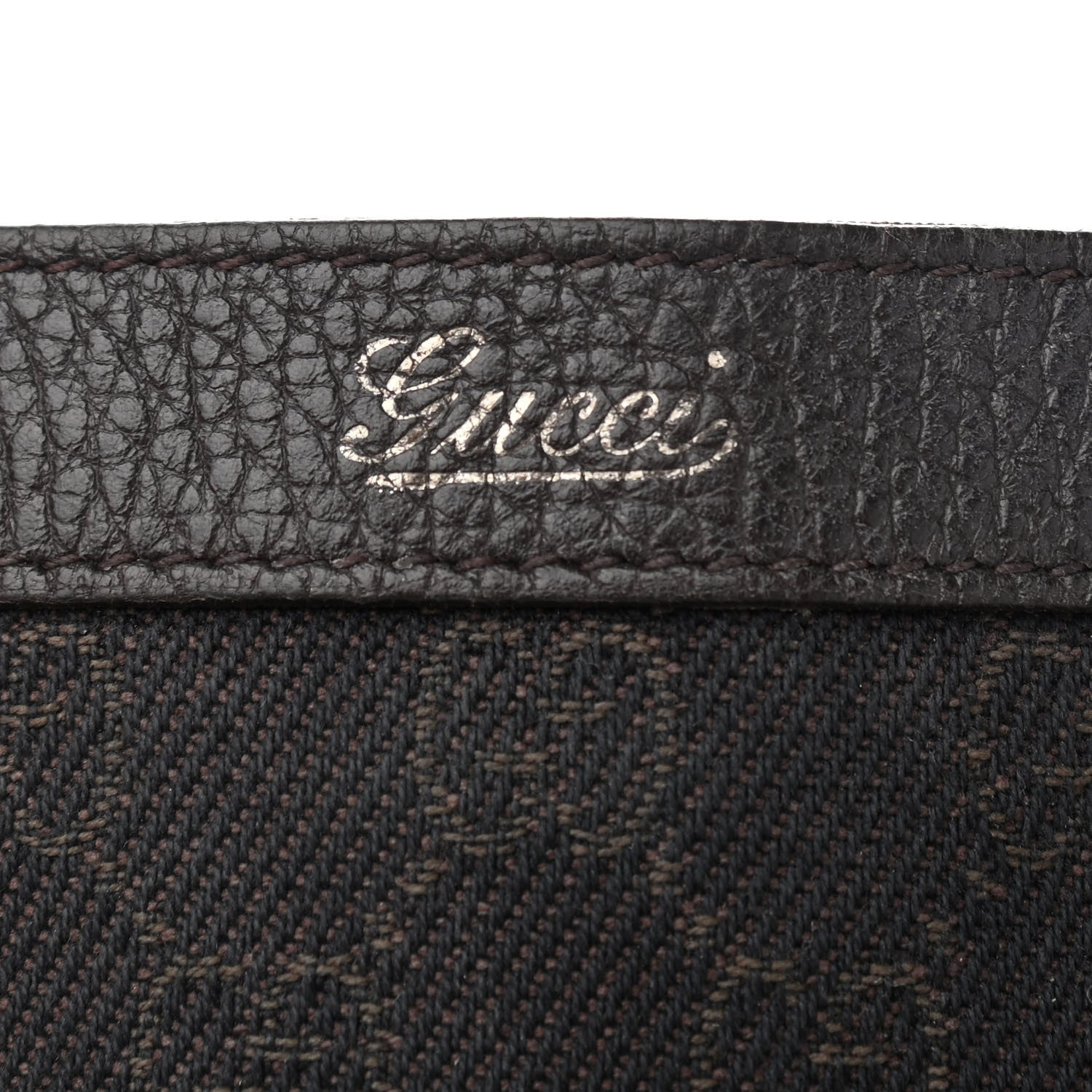 Gucci Monogram Medium Abbey Convertible Tote Dark Brown 10 of 14