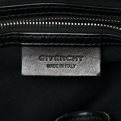 Givenchy Waxed Calfskin Medium Nightingale Logo Strap Black 6 of 19