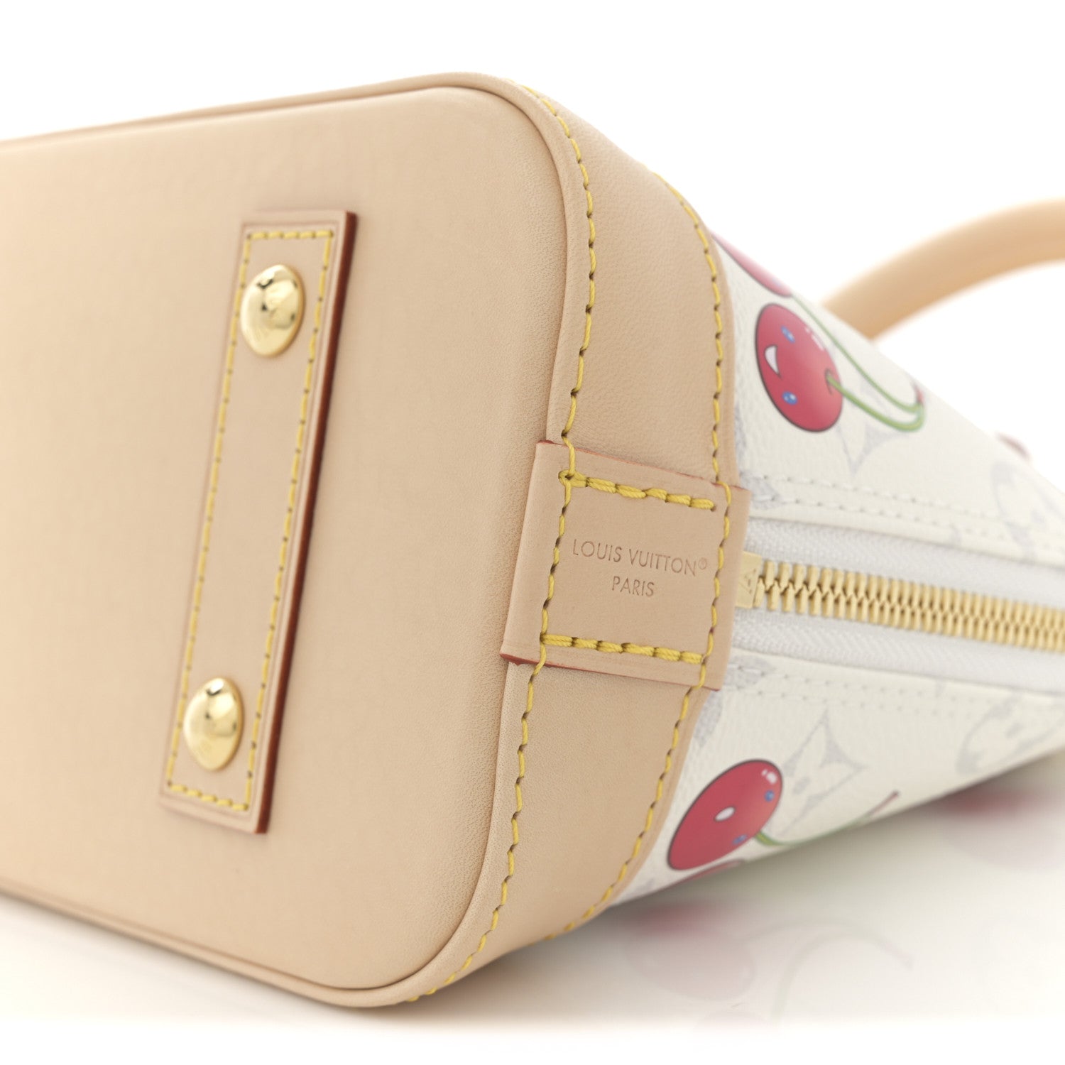 Louis Vuitton LV X TM Monogram Cerises Alma BB White 9 of 10