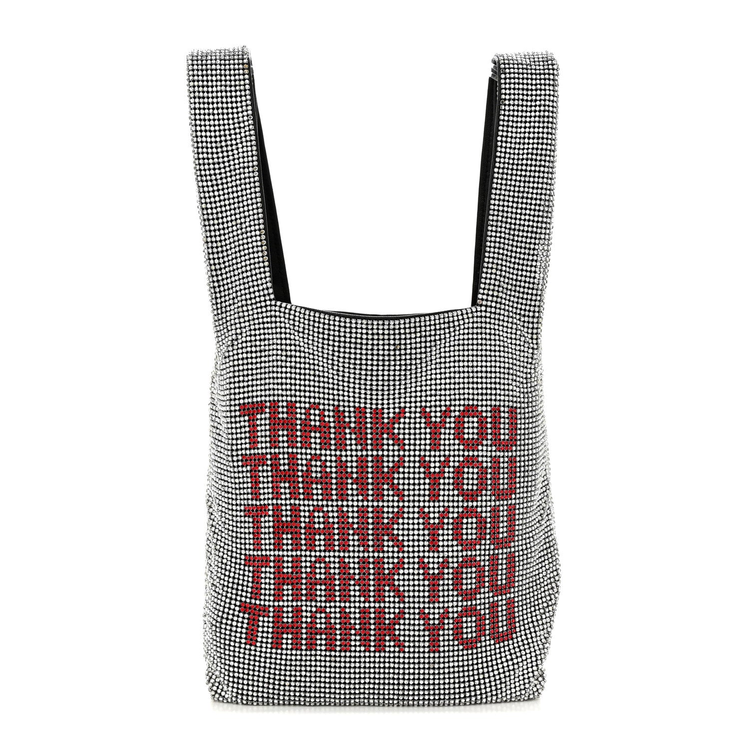 Alexander Wang Crystal Wanglock Mini Shopper Silver 1 of 10