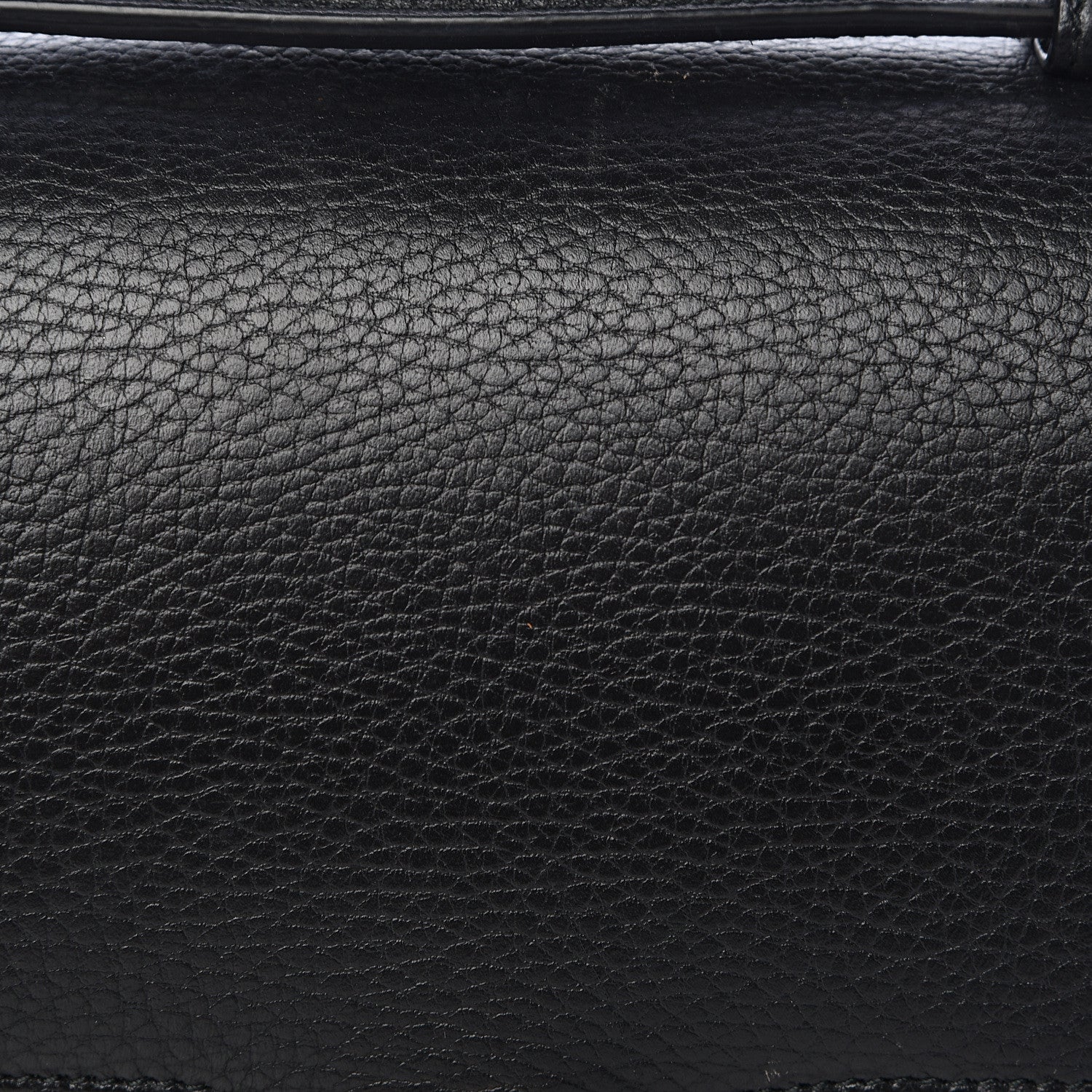 Gucci Dollar Calfskin Medium Interlocking G Top Handle Shoulder Bag Black 9 of 14