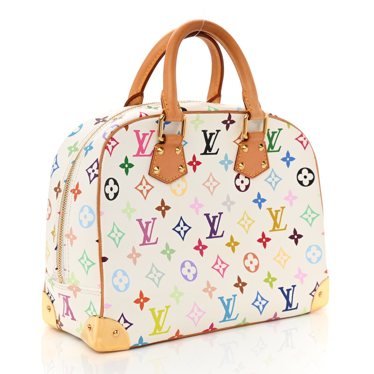 Louis Vuitton Monogram Multicolor Trouville White 6 of 10
