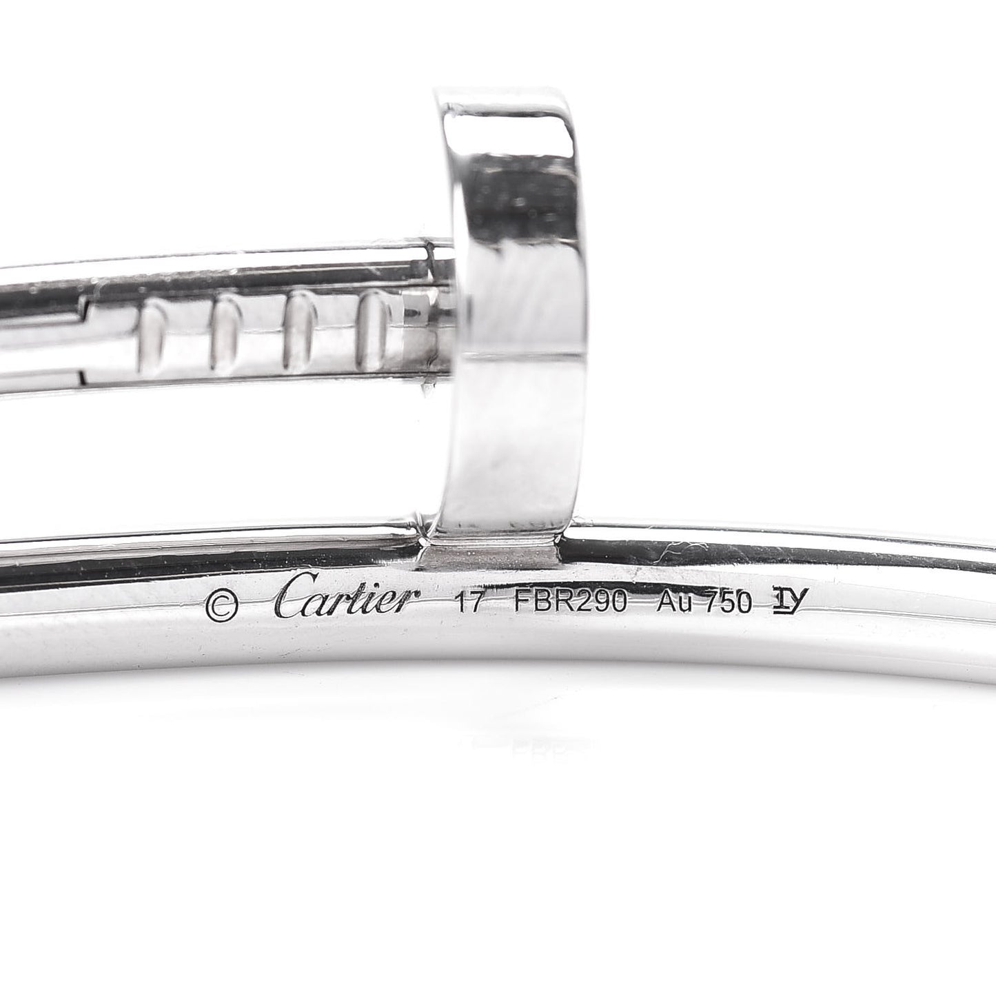 18K White Gold Juste Un Clou Bracelet 17