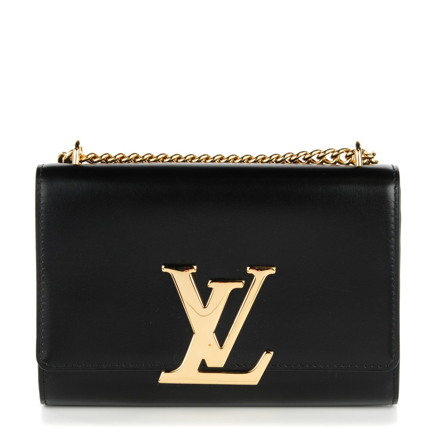 Calfskin Chain Louise MM Black