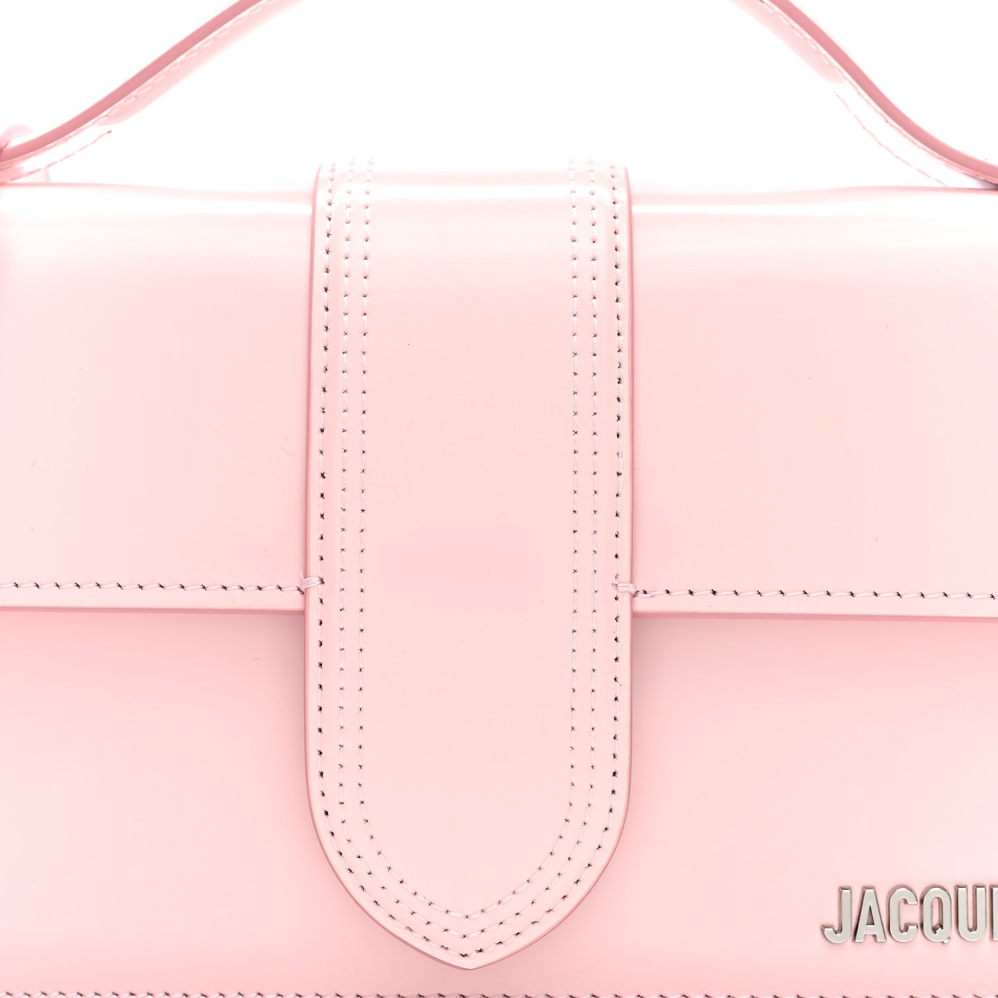 Glazed Calfskin Le Grand Bambino Pale Pink