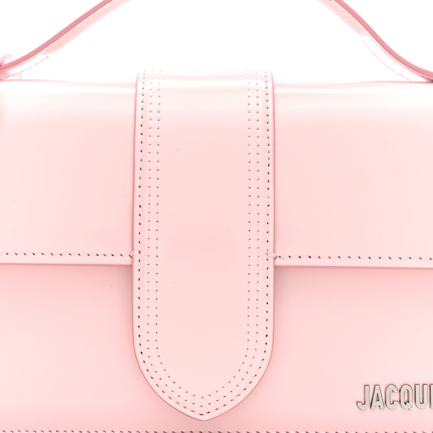 Jacquemus Glazed Calfskin Le Grand Bambino Pale Pink 7 of 9