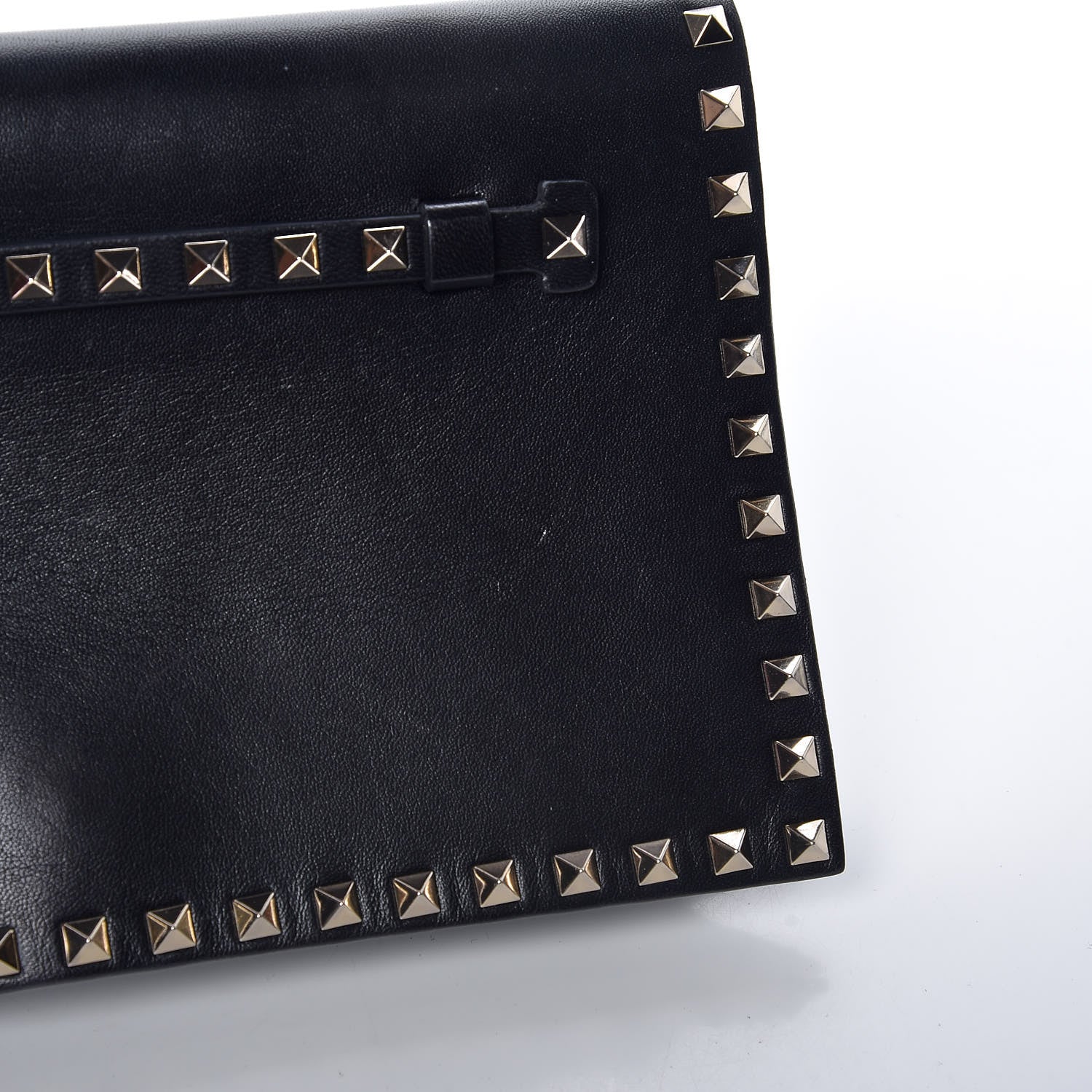 Valentino Garavani Nappa Rockstud Wristlet Clutch Black 13 of 14